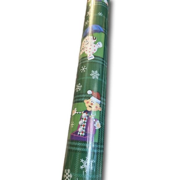 Hallmark Wrapping Paper Christmas Rudolph The Red Nosed Reindeer Green 35 Sq Ft. - Picture 3 of 3